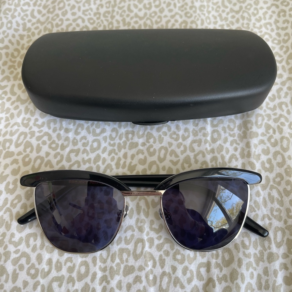 Projekt Produkt black and silver sunglasses excellentused condition no scratches